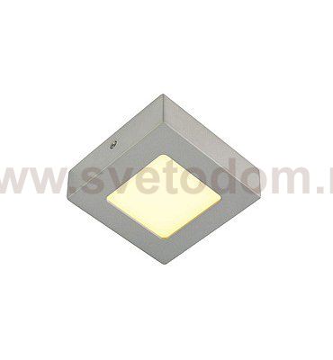 SLV 162993 SENSER Wand- und Decken- leuchte, eckig, silbergrau, 6W, 3000K