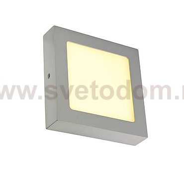 SLV 163003 SENSER Wand- und Decken- leuchte, eckig, silbergrau, 10W, 3000K