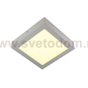 SLV 163013 SENSER Wand- und Decken- leuchte, eckig, silbergrau, 14W, 3000K