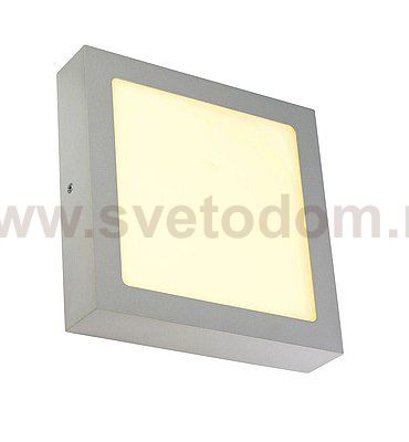 SLV 163013 SENSER Wand- und Decken- leuchte, eckig, silbergrau, 14W, 3000K