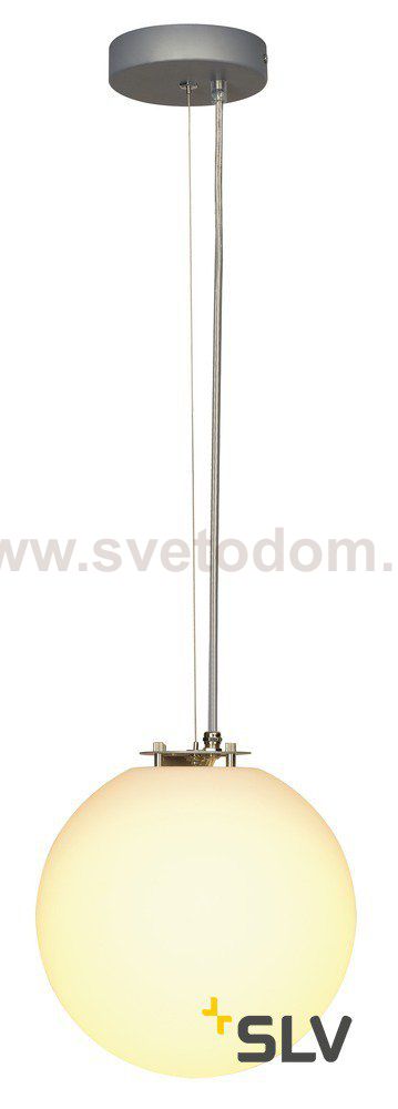 SLV 165390 ROTOBALL 25 Pendelleuchte, weiss, E27, max. 24W