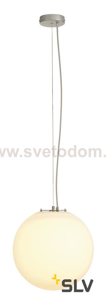 SLV 165410 ROTOBALL 40 Pendelleuchte, weiss, E27, max. 24W