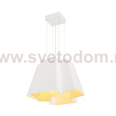 SLV 165461 SOBERBIA Pendelleuchte, eckig, weiss, 144 SMD LED, 2700K