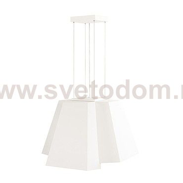 SLV 165461 SOBERBIA Pendelleuchte, eckig, weiss, 144 SMD LED, 2700K