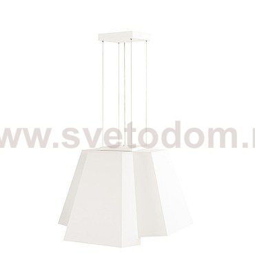 SLV 165461 SOBERBIA Pendelleuchte, eckig, weiss, 144 SMD LED, 2700K