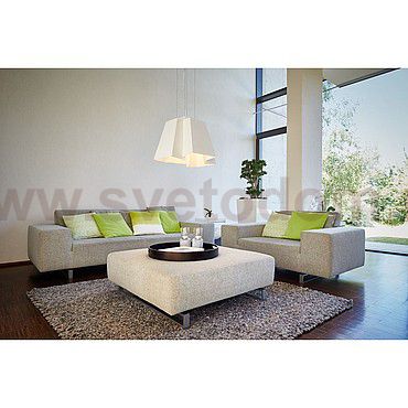 SLV 165461 SOBERBIA Pendelleuchte, eckig, weiss, 144 SMD LED, 2700K