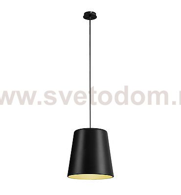 SLV 165520 NEW TINTO Pendelleuchte, mattschwarz/messing, E27