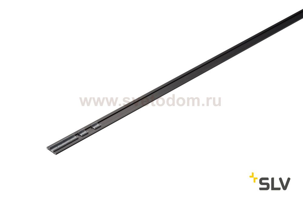172120 SLV D-TRACK, экран 1м (вкл. 10 шт зажимов), черный