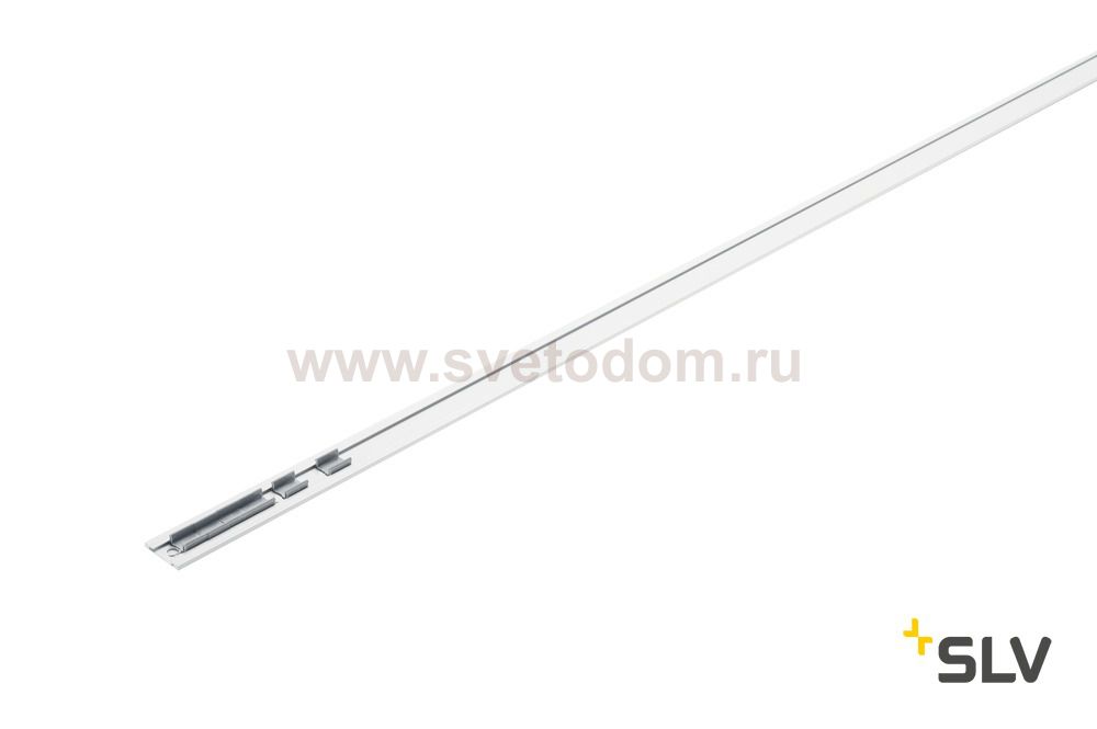 172121 SLV D-TRACK, экран 1м (вкл. 10 шт зажимов), белый