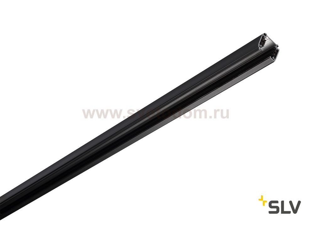 SLV 175020 3-Phasen Stromschiene, schwarz, 2m