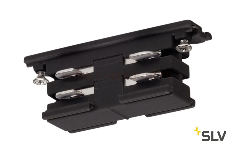 SLV 175070 L?ngsverbinder f?r 3P.- schiene, elektrisch, schwarz