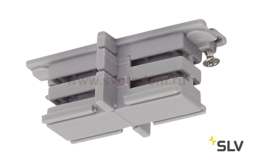 SLV 175084 Mech Ver. f?r 3P.-schiene, silbergrau