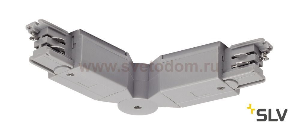 SLV 175104 Flexverbinder f?r 3P.-schie ne, silbergrau