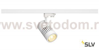 SLV 176091 STRUCTEC LED 30W, rund, weiss, rich color, 60°, inkl. 3P.-Adapter