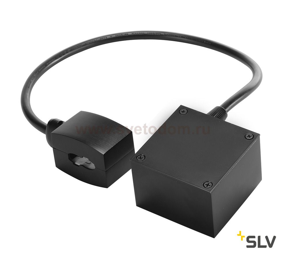 SLV 184004 Einspeiser f?r EASYTEC II, schwarz, Kabell?nge: 40cm