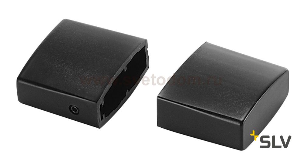 SLV 184140 Endkappe f?r EASYTEC II, 2 Stk., schwarz