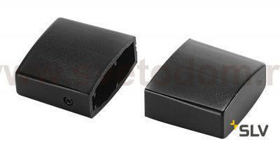 SLV 184140 Endkappe f?r EASYTEC II, 2 Stk., schwarz