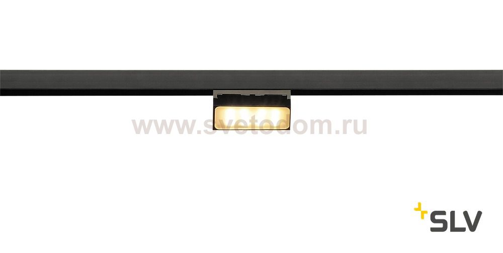188550 SLV M-TRACK, ADJUSTABLE LIGHT светильник 12В DC с LED 3.8Вт, 3000К, 260лм, 120°, черный