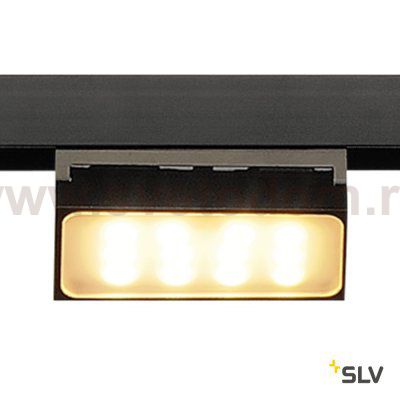 188550 SLV M-TRACK, ADJUSTABLE LIGHT светильник 12В DC с LED 3.8Вт, 3000К, 260лм, 120°, черный