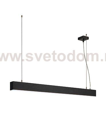 SLV 210020 GLENOS Pendelleuchte, mattschwarz, 1m, 52W, 4000K