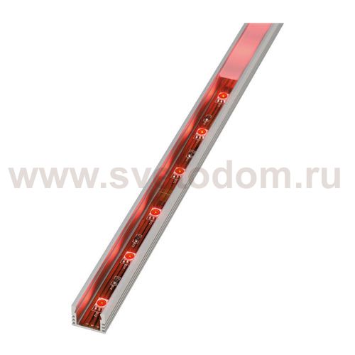 SLV 213342 LED EINBAUPROFIL randlos, alu eloxiert, 1m, inkl. satinierter Abdeckung