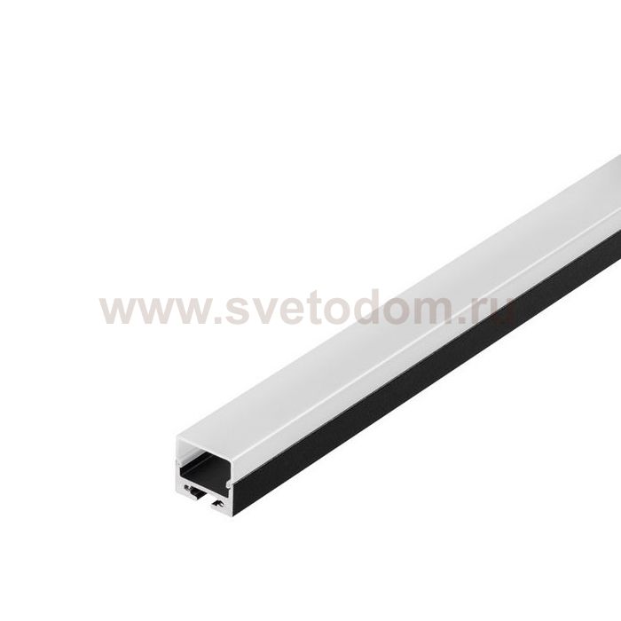 SLV 213430 GLENOS Profi-Profil 2020-100, schwarz, 1m, mit weisser Abdeckung