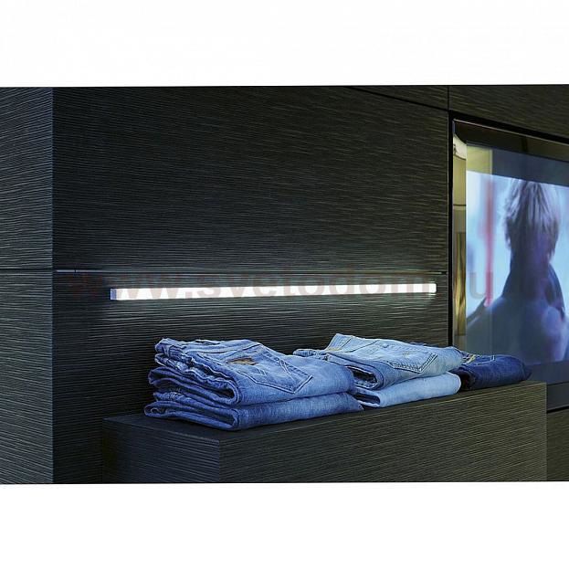 SLV 213434 GLENOS Profi-Profil 2020-100, alu eloxiert, 1m, mit weisser Abdeckung