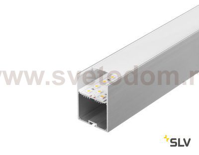 SLV 213474 GLENOS Profi-Profil 4970-200, mit Cover, alu eloxiert, 2m