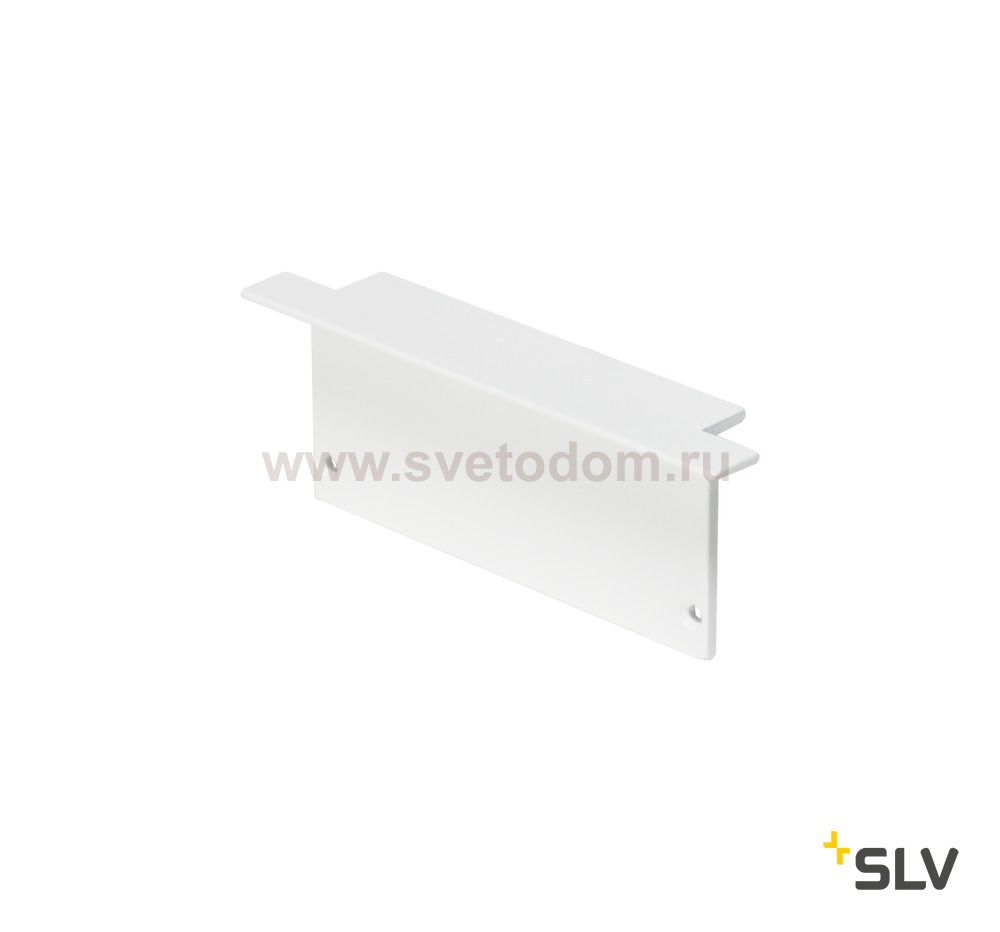 SLV 213521 GLENOS Endkappe f?r Profi- Einbau-Profil 8830, mattweiss, 2 St?ck