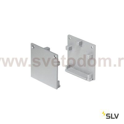 SLV 213654 GLENOS Endkappen Profi-Profil 3030, silber, 2 St?ck