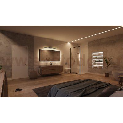 SLV 213721 GLENOS Profi-Profil 2609-300, mattweiss, 3m