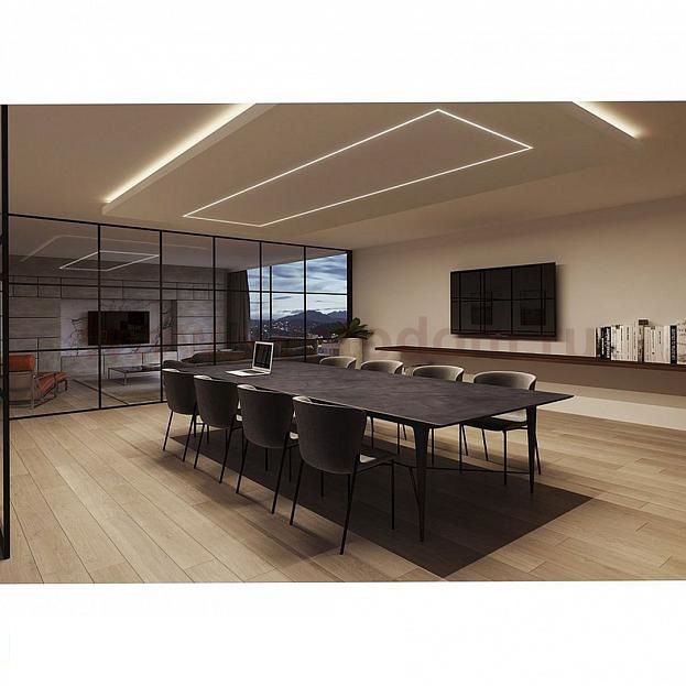 SLV 213861 GLENOS Linear-Einbau-Profil, 2508-100, alu eloxiert, 1m