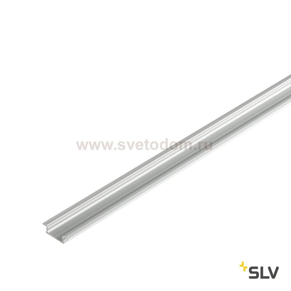 SLV 213862 GLENOS Linear-Einbau-Profil, 2508-200, alu eloxiert, 2m