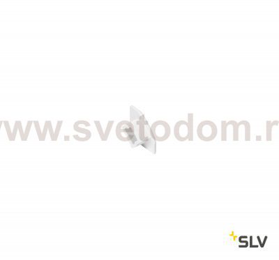 SLV 213931 GLENOS Endkappe f?r Linear- Eck-Profil 2720, mattweiss, 2 St?ck