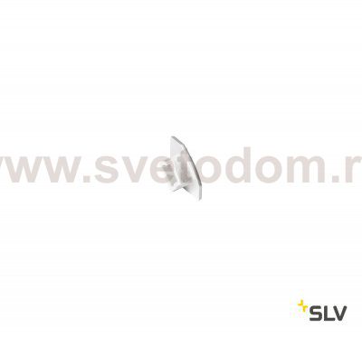 SLV 213934 GLENOS Endkappe f?r Linear- Eck-Profil 2720, silber, 2 St?ck