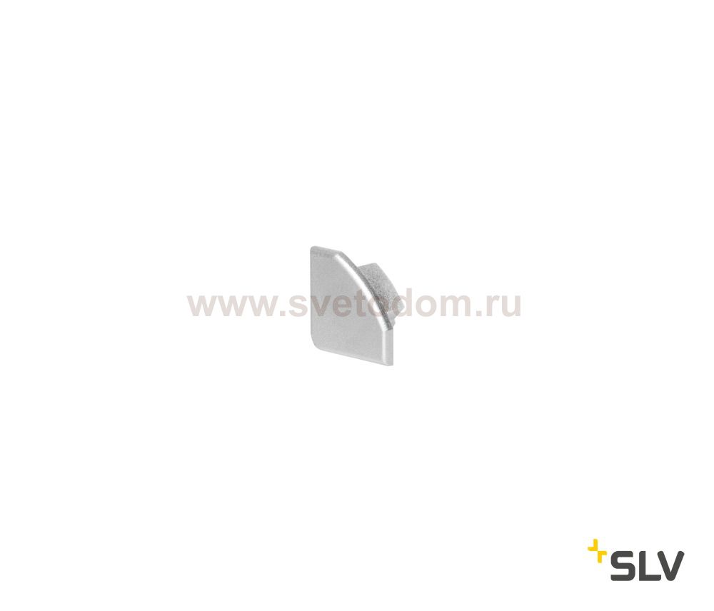 SLV 213934 GLENOS Endkappe f?r Linear- Eck-Profil 2720, silber, 2 St?ck