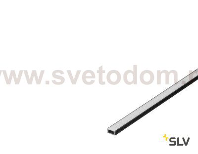 SLV 213950 GLENOS Linear-Profil 1107-200, mattschwarz, 2m