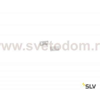SLV 213971 GLENOS Endkappe f?r Linear- Profil 1107, mattweiss, 2 St?ck