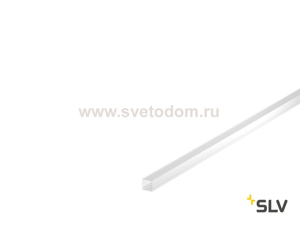 214100 SLV KENAI 1212 200 профиль накладной, для ленты 10Вт/м макс., 2 м, прозрачный