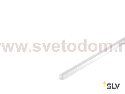 214100 SLV KENAI 1212 200 профиль накладной, для ленты 10Вт/м макс., 2 м, прозрачный