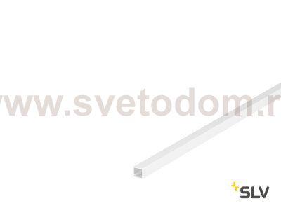 214102 SLV KENAI 1212 200 профиль накладной, для ленты 10Вт/м макс., 2 м, молочный