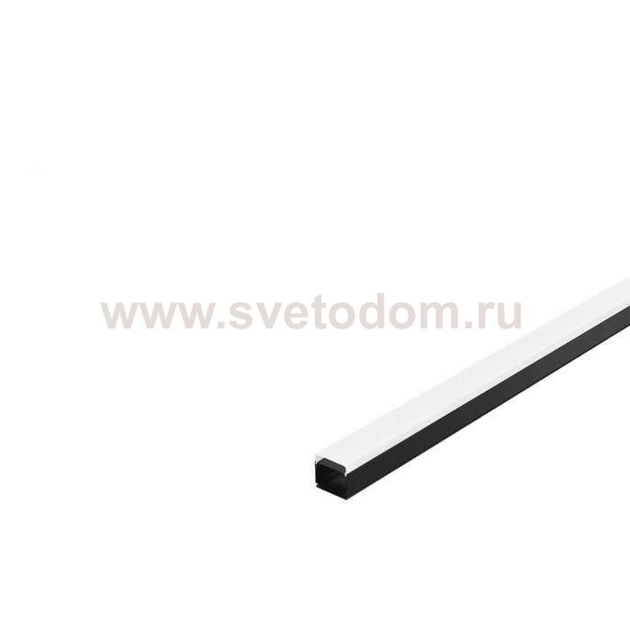 SLV 214420 GLENOS Industrial Profil Flat, mattschwarz, 2m