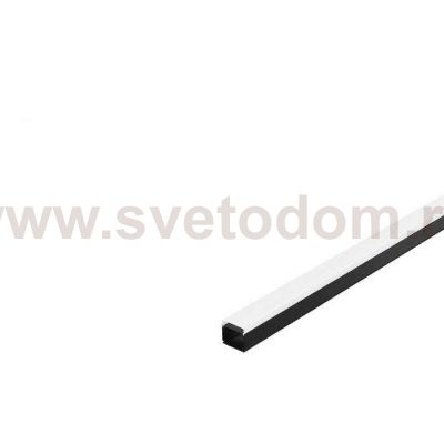 SLV 214420 GLENOS Industrial Profil Flat, mattschwarz, 2m
