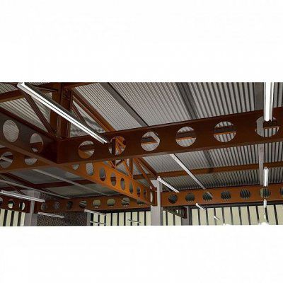 SLV 214434 GLENOS Industrial Profil Dome, alu-eloxiert, 2m