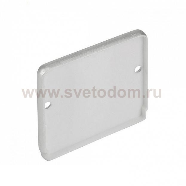 SLV 214454 GLENOS Endkappe f?r Industrial Profil Flat, silber, 2 St?ck