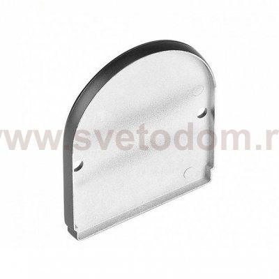 SLV 214460 GLENOS Endkappe f?r Industrial Profil Dome, mattschwarz, 2 St?ck