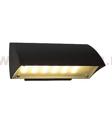 SLV 227050 NOVA LED WALL OUT Wandleuchte, schwarz, 7.9W, 3000K, IP44