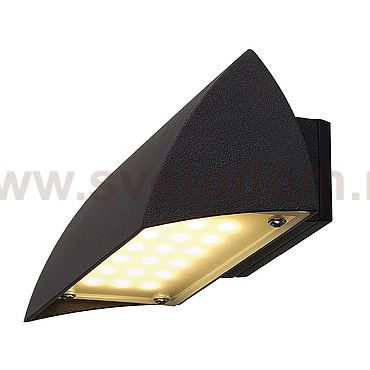 SLV 227050 NOVA LED WALL OUT Wandleuchte, schwarz, 7.9W, 3000K, IP44
