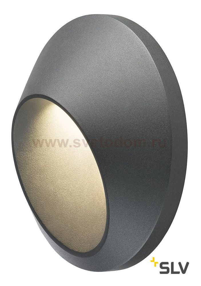 SLV 227185 DELO LED WALL OUT Wandleuchte anthrazit, 5W, 3000K, IP55