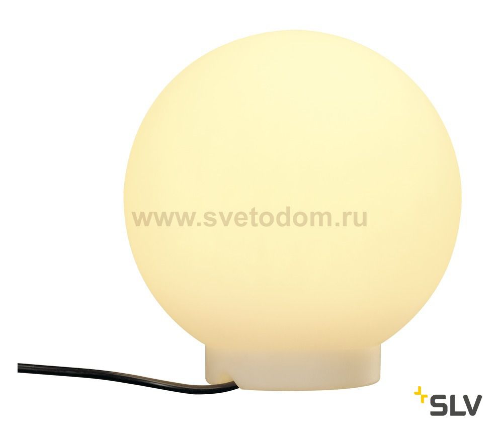 SLV 227219 ROTOBALL FLOOR 25 Aussenleuchte, weiss, E27, IP44